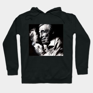 Bukowski on Black Hoodie